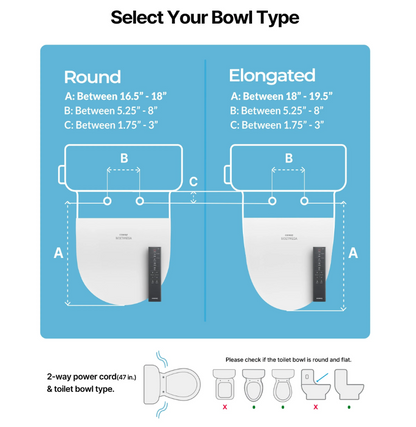 Self-Cleaning Bidet (Round)