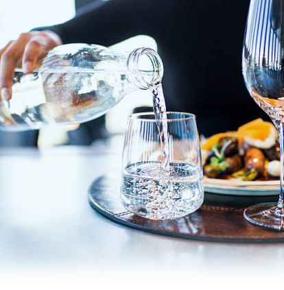 Clean water for
fresh ingredients