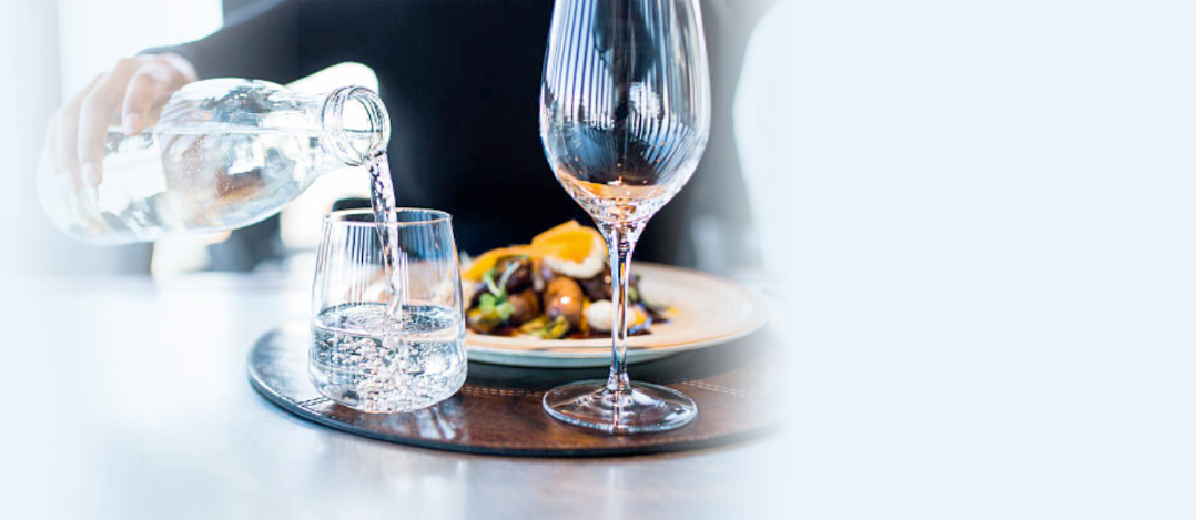 Clean water for
fresh ingredients